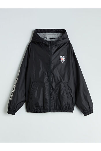LC Waikiki New Season Hooded Printed Boys' Raincoat