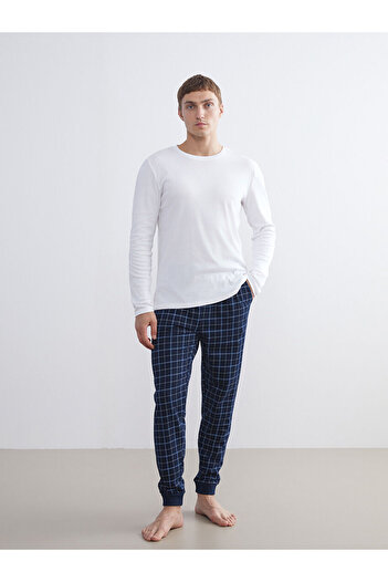 LC Waikiki Standart Kalıp Ekose Erkek Pijama Alt