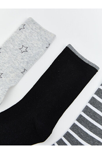 LC Waikiki New Season Patterned Women's Socks, Pack of 5