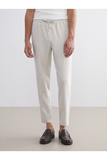 LC Waikiki Standard Fit Linen Look Men's Trousers
