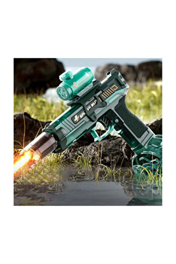 Generic Electric Water Gun Pistol LED Flash – Rechargeable Battery Powered Squirt Gun,Tracer Light Blaster