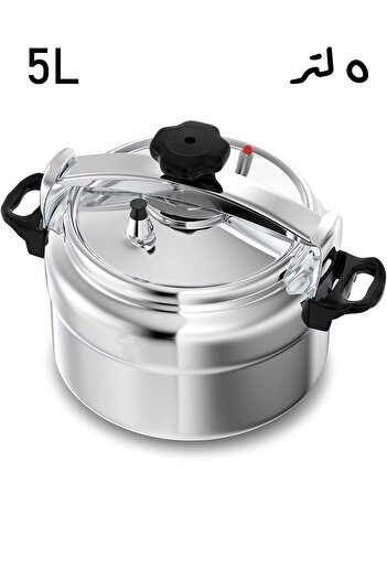 REFURA 2 high quality and safety aluminum pressure cookers, 7L and 5L