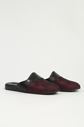 Pierre Cardin Claret Red Men's House Slippers Pc-55366