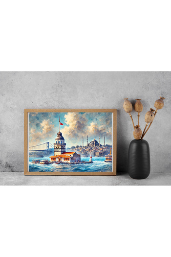 Neverland 2 ADET 1000 PARÇA PUZZLE- KIZ KULESİ VE ESKİ İSTANBUL SOKAĞI
