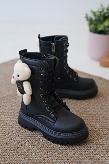 Daxtors Guaranteed D006 Daily Orthopedic Girl's Boots with Teddy Bear
