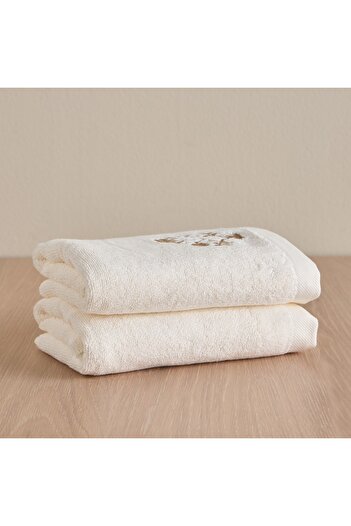 Generic Kyoto 2-Piece 550 GSM Turkish Cotton Hand Towel Set - 50x90 cm
