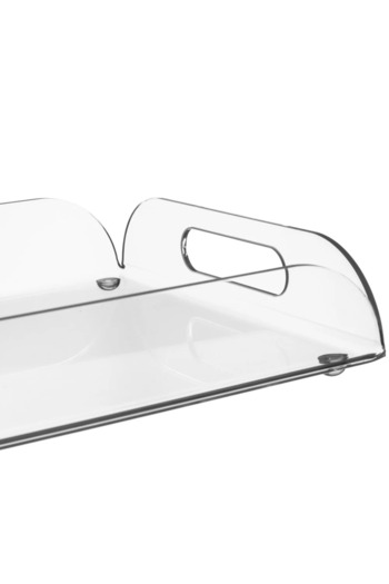 ORIAN Clear acrylic serving tray, size 43*25 cm