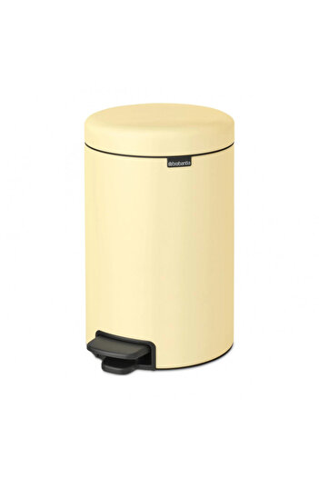 Brabantia NewIcon Pedal Bin 1008844, 12 l, Soft closing, Anti-slip base, Yellow