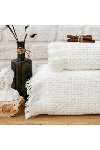 Schafer Home Polly Towel 70X140 cm 1 Piece-Cream
