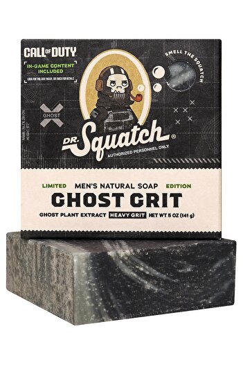 Dr Squatch Dr.Squatch Ghost Grit Men's Soap 141Gr