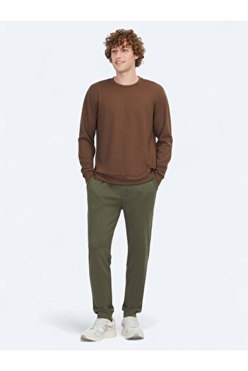 Kip Brown Crew Neck Sweatshirt