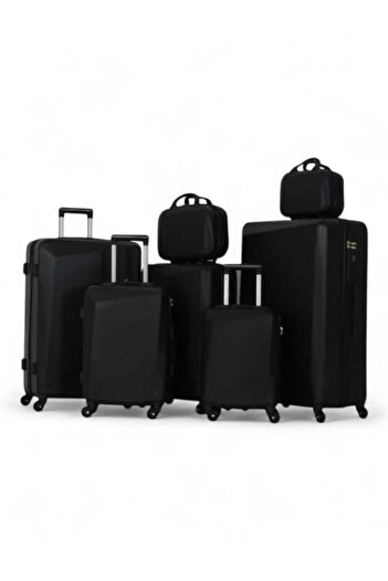 Red Sea Dabash travel bag set - 7 pieces - with flexible covers - and a fixed digital lock - available in several colors
