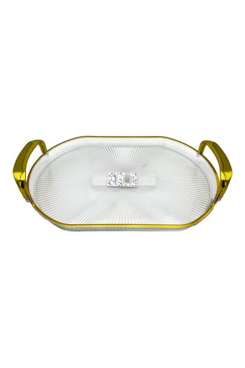 Home Clear Polypropylene Serving Tray 32x22 cm | MK06/62C-3222 – Durable & Stylish