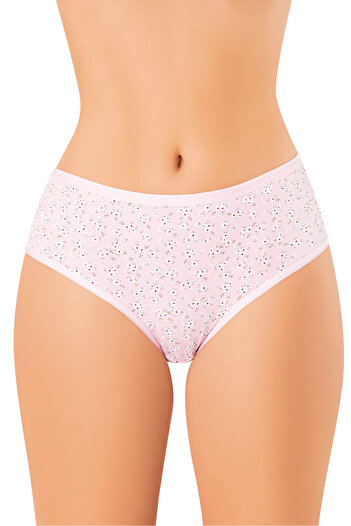 ModAras Women's Printed Color and Pattern Assorted Panties 12 Pack - Multiple Colors - Arasskortae50R04-Cok