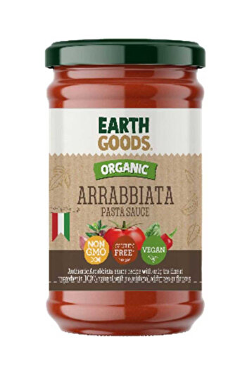 Earth Goods Organic Arrabiata Sauce – 350g (Pack of 12)