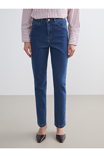 LC Waikiki Indigo Mom Fit Women's Jean Pants