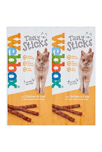Webbox Tasty Sticks With Chicken And Liver 30grams