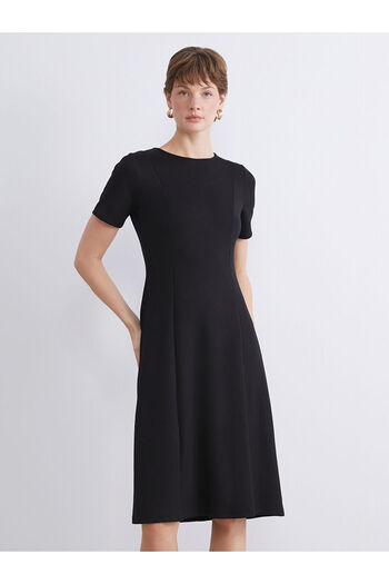 LC Waikiki Crew neck waist dress