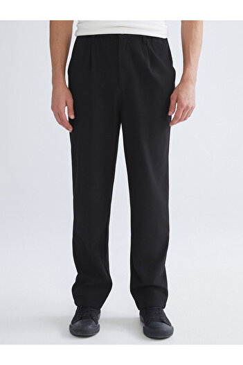 LC Waikiki Black Comfortable Fit Men's Trousers