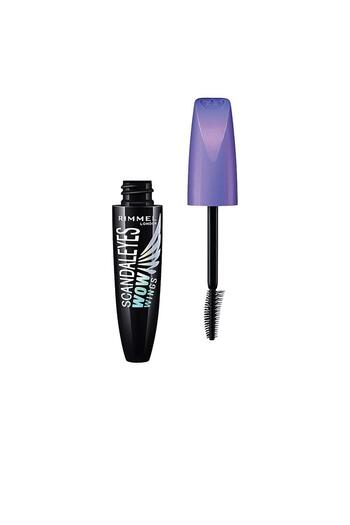 RIMMEL LONDON Mascara pentru volum si alungire, SCANDALEYES WOW, 003 extreme black, 12 ml