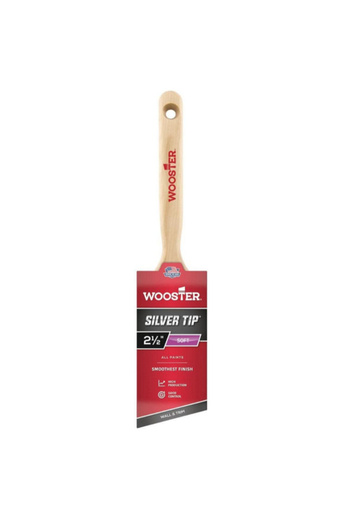 Wooster Silvertip Smoothest Finish Soft Angle Wall Paint Brush 2.5inch
