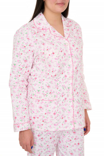 Centini Women's pajamas with buttons, Amalia, pink