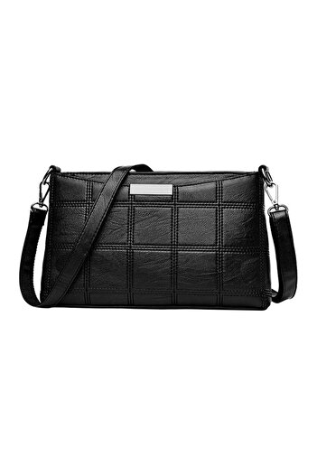 HALAMODO Women's Stylish PU Leather Crossbody Handbag with Card Holder Fashionable Shoulder Purse for Parties