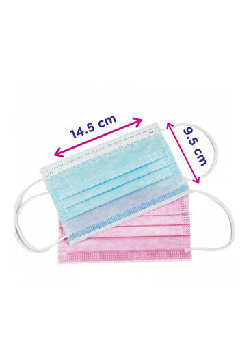 TINY WHEEL Children's masks - blue