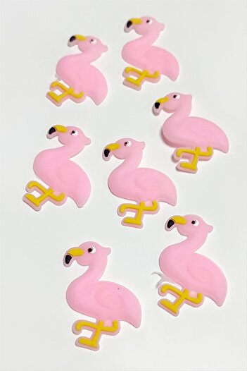 ZERO LAND Hn-Shop Flamingo Silicone Figure 1 Piece-Pink