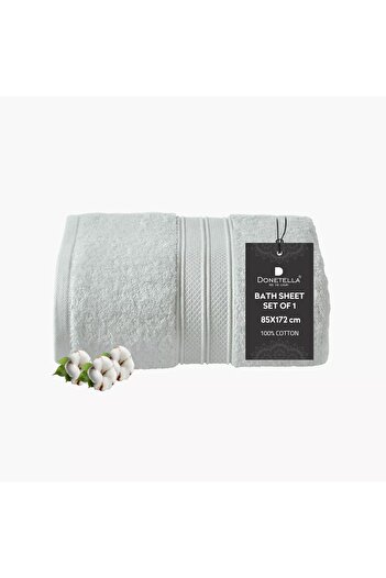 Generic DONETELLA 600 GSM Combed Cotton Bath Sheet - 85x172 cm