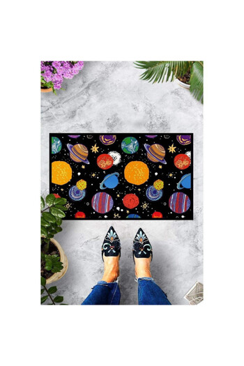 Chilai Home 877CHL1184 Entrance Door Mat, 45x70 cm, PVC, Multicolor