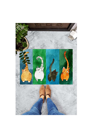 Chilai Home Doormat 877CHL1170, 40x60, PVC, Easy to clean, Multicolor