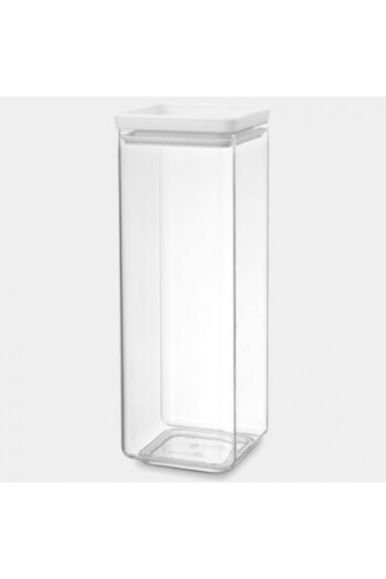 Brabantia Tasty+ Storage Jar 1001158, 2.5 l, Dishwasher and refrigerator safe, Light gray