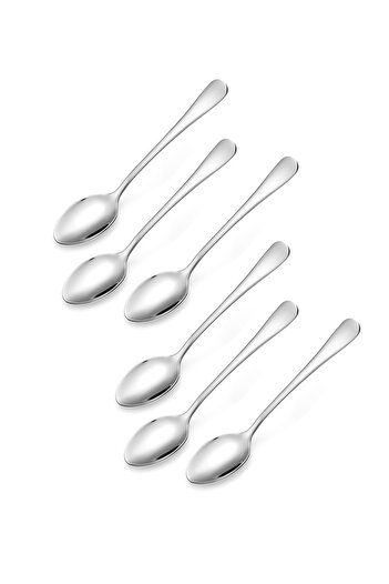 Bisbell Stainless Steel Coffee Spoon 6PCS – Durable Kitchen Cutlery, Reusable Spoon Set,BB3231