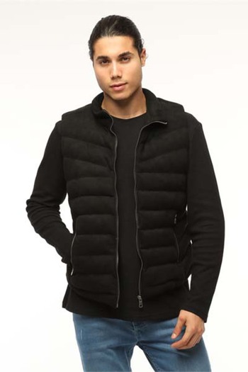 Delpino Black Men's Vest 2177