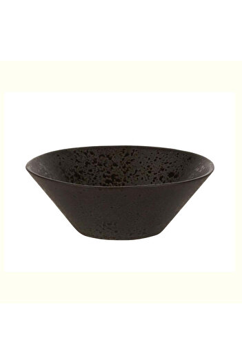 Stylepoint Q Authentic Stone Black Bowl, 16.5 cm, 500 ml