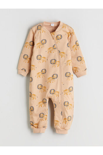 LC Waikiki Beige 1.6 Tog Crew Neck Long Sleeve Baby Boy Sleeping Bag