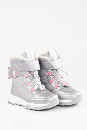 minibonito Durable, Waterproof, Orthopedic, Velcro, Beige Girl's Snow Boots
