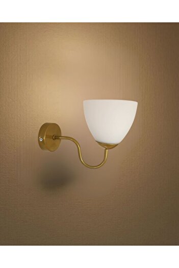 Ömür Avize Delta Arm-Mounted Glass Sconce