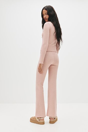 Pull & Bear Yumuşak dokunuşlu çan paça pantolon