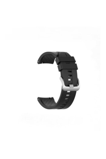 Rovtop Silicone Strap, 22mm, Galaxy Watch 46mm, Samsung Gear S3 Frontier, Huawei Watch GT, Black