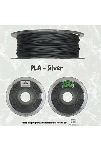 Epic Crafting 3D PLA Filament - Silver