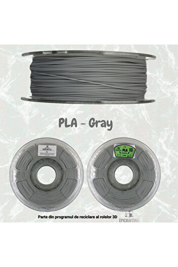 Epic Crafting Filament 3D PLA - GRAY / GRI 1KG