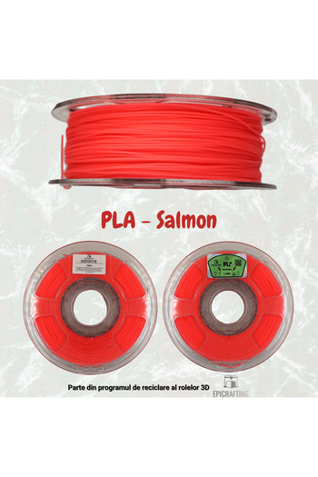 Epic Crafting Filament 3D PLA - Salmon / Rosu Somon 1KG