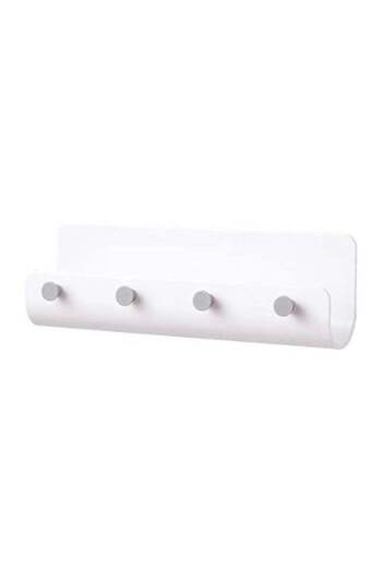 Mirfa Wall Mounted Adhesive Key Holder With Phone Holder