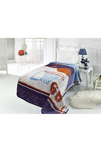 Kotonia Home Lacassa blanket - Basketball for a single bed, size 160x220 cm