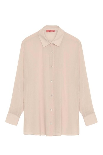 Quzu Beige Women's Shirt Gml00003