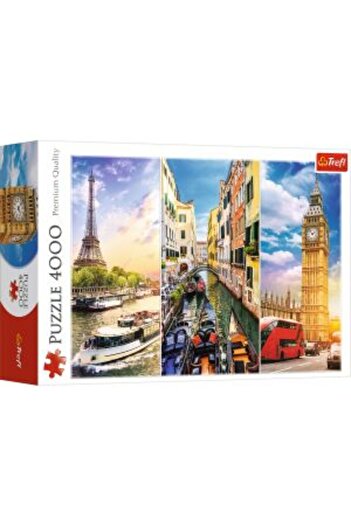 Trefl PUZZLE 4000 CALATORIE IN EUROPA