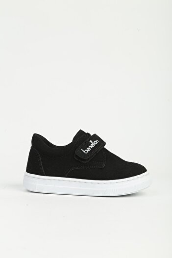 Benetton Siyah Nubuk Çocuk Spor Ayakkabı BN-32066