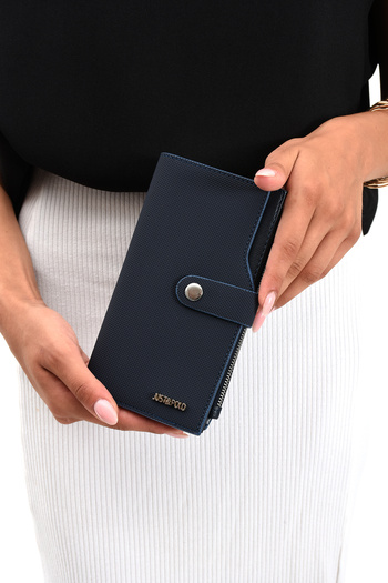 Just Polo JP Original Just Polo Coin Zipper Vertical Multi-Compartment Women's Wallet Handheld Portfolio 19*10 cm